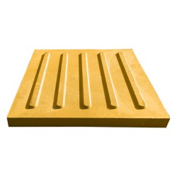 Pavaj cauciuc tactil alveolar 330 x 330 x 3 cm galben-2