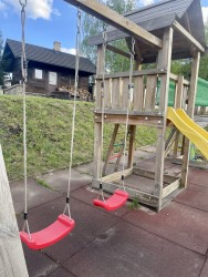 Loc de joacă Jungle Gym - Turn Palace + Modul Bridge-8