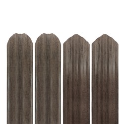 Șipcă metalică gard Lucius 0,5 mm x 11,5 cm Mesteacăn multi-gloss + CADOU Șuruburi-2
