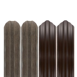 Șipcă metalică gard Lucius 0,4 mm 11,5 cm Mesteacăn multi-gloss + CADOU Șuruburi-2