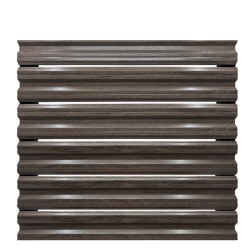 Șipcă metalică orizontală gard Lucius 0,4 mm x 11,5 cm Mesteacăn multi-gloss-1