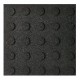 Pavele cauciuc alveolare Colonial 50x50x2 cm negru