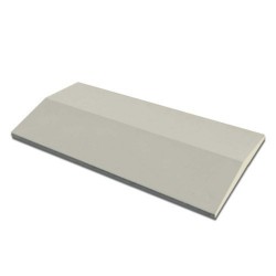 Coame gard beton În două ape Gri 36x70 cm Beton