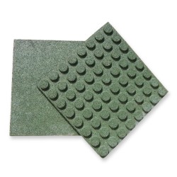 Pavele cauciuc alveolare Colonial 50x50x2 cm verde-1