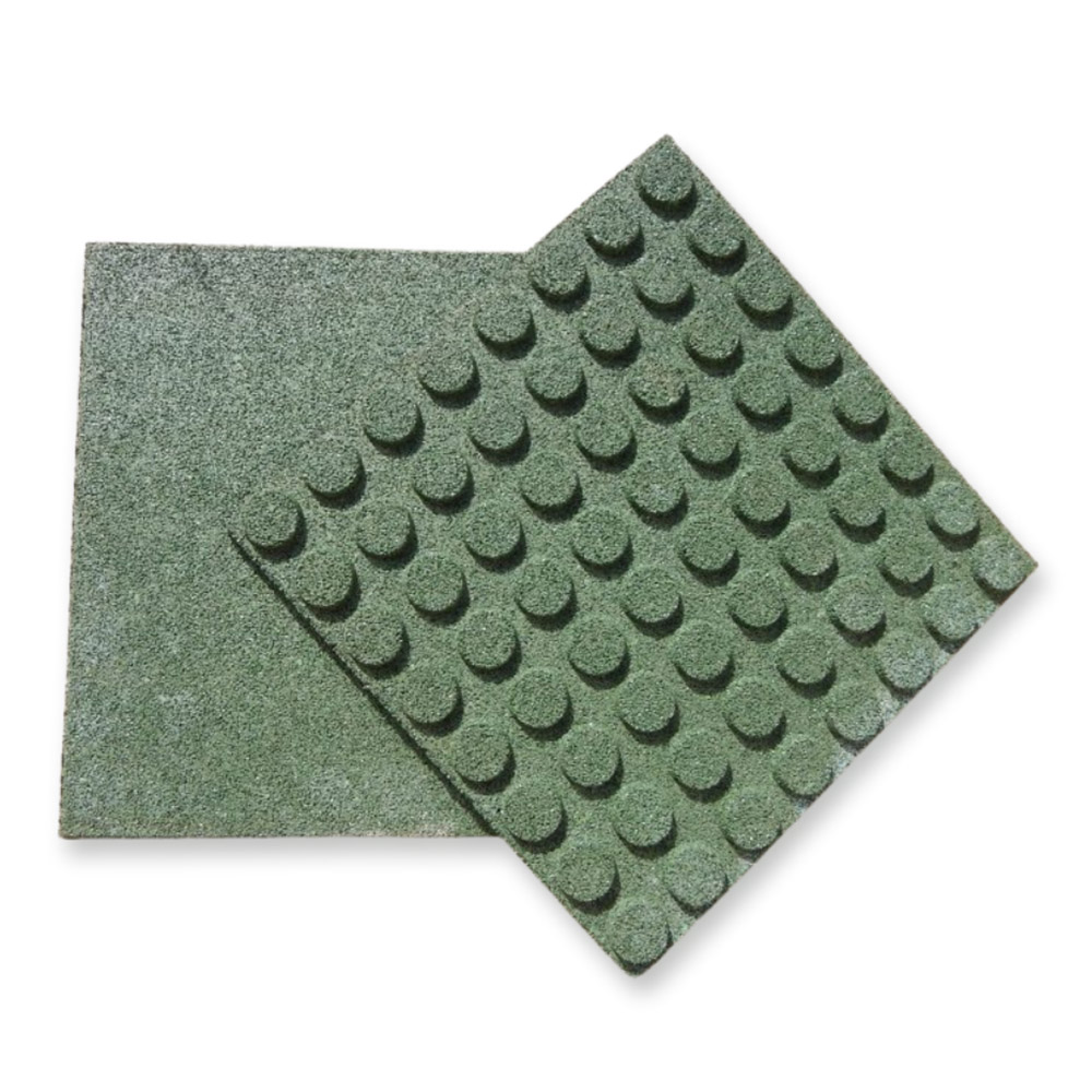 Pavele cauciuc alveolare Colonial 50x50x2 cm verde