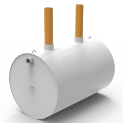 Fosă septică ecologică 1000 L Foss&Clean, 2 - 3 persoane, 3 camere + kit drenaj inclus-1