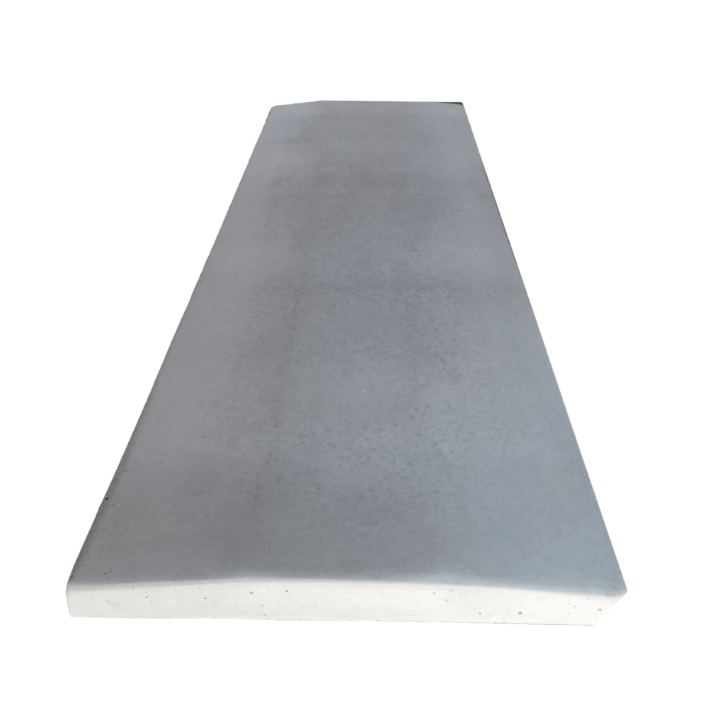 Coame gard compozit marmură albă 25x100 cm
