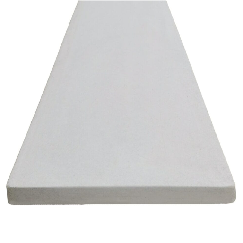 Coame gard compozit alb 30x100 cm