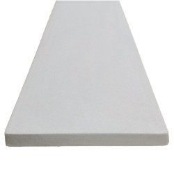 Coame gard beton Alb Dreaptă 40x200 cm Compozit