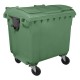 Container gunoi HDPE capac plat 770 L Verde
