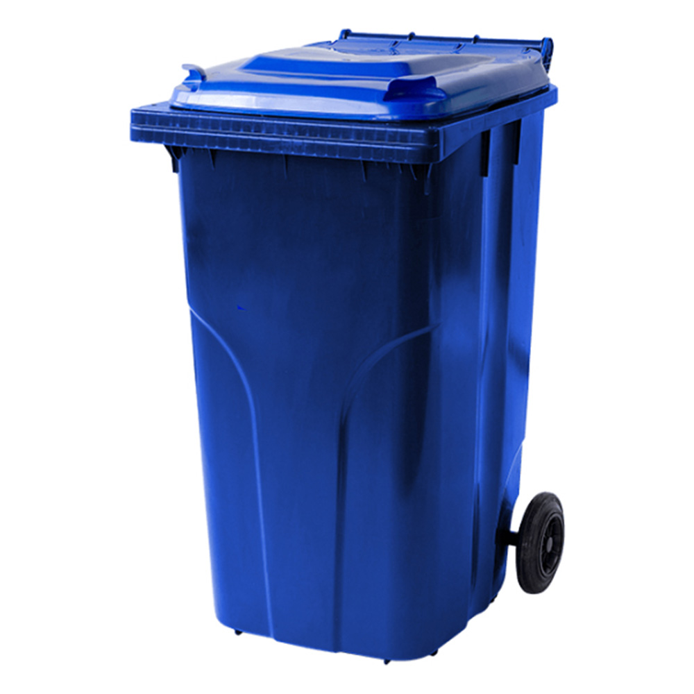 Pubelă gunoi tip europubelă Caron 240 litri Albastru