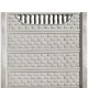 Gard beton Troian 6 cu stâlpi simpli 2 m