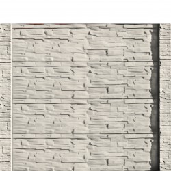 Gard beton Industrial Viking stâlpi cu model piatră 2 m-1
