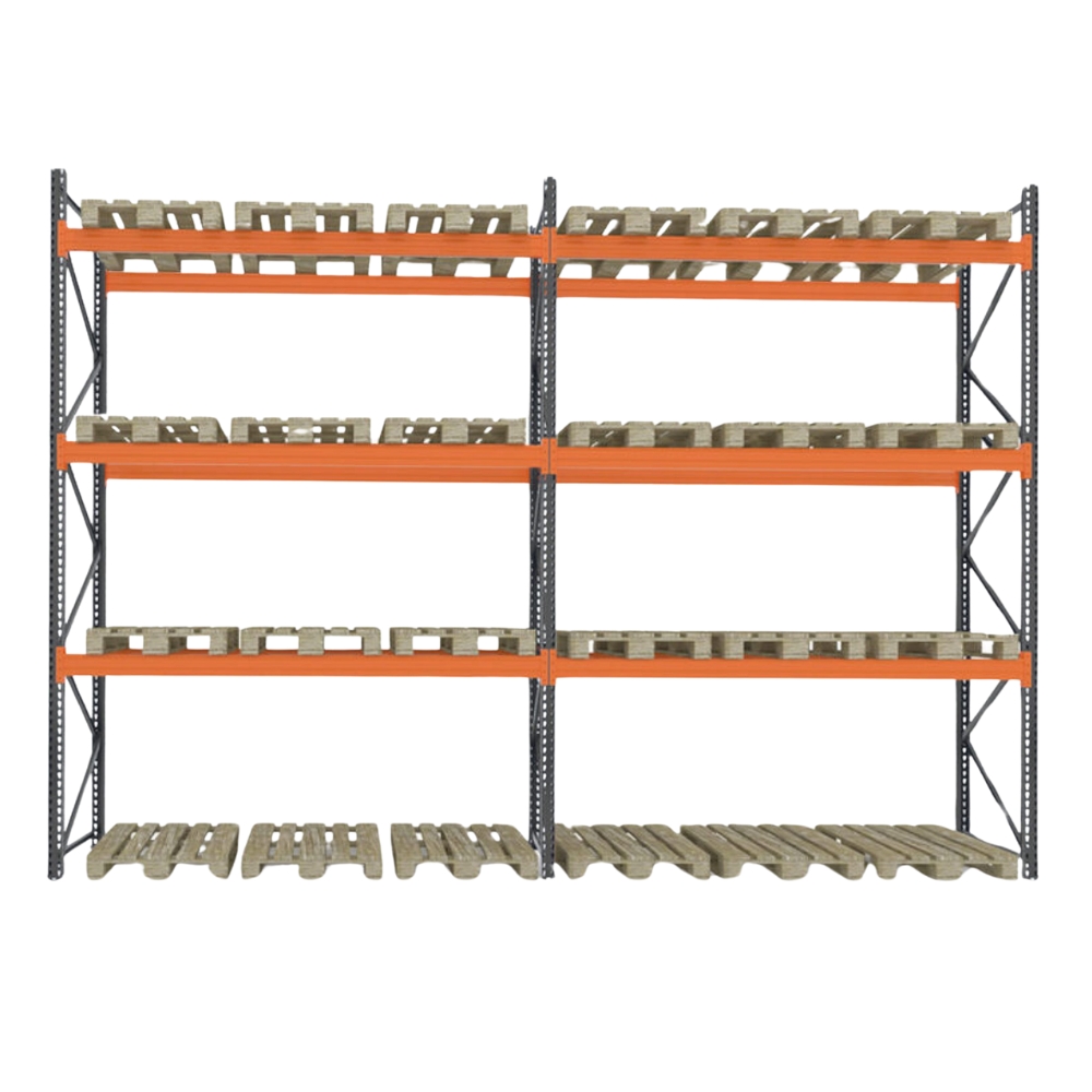 Raft depozit paleți H400 x L567 x A110 cm cu 4 niveluri ProLift