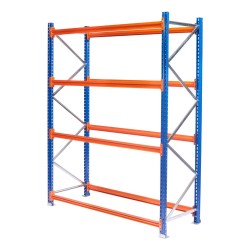Extensie raft depozit polițe H400 x L126 x A60 cm cu 4 niveluri, nu conține polițe ProLift-1