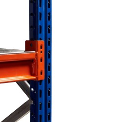Extensie raft depozit polițe H400 x L126 x A60 cm cu 4 niveluri, nu conține polițe ProLift-3