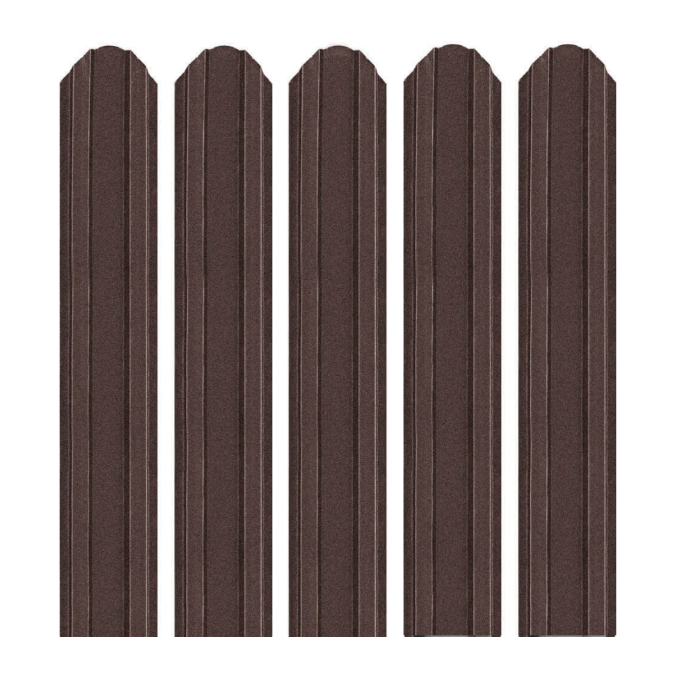 Șipcă metalică 2D Ronin 0,5 mm x 9 cm Maro mat (RAL 8017) vopsită pe ambele părți
