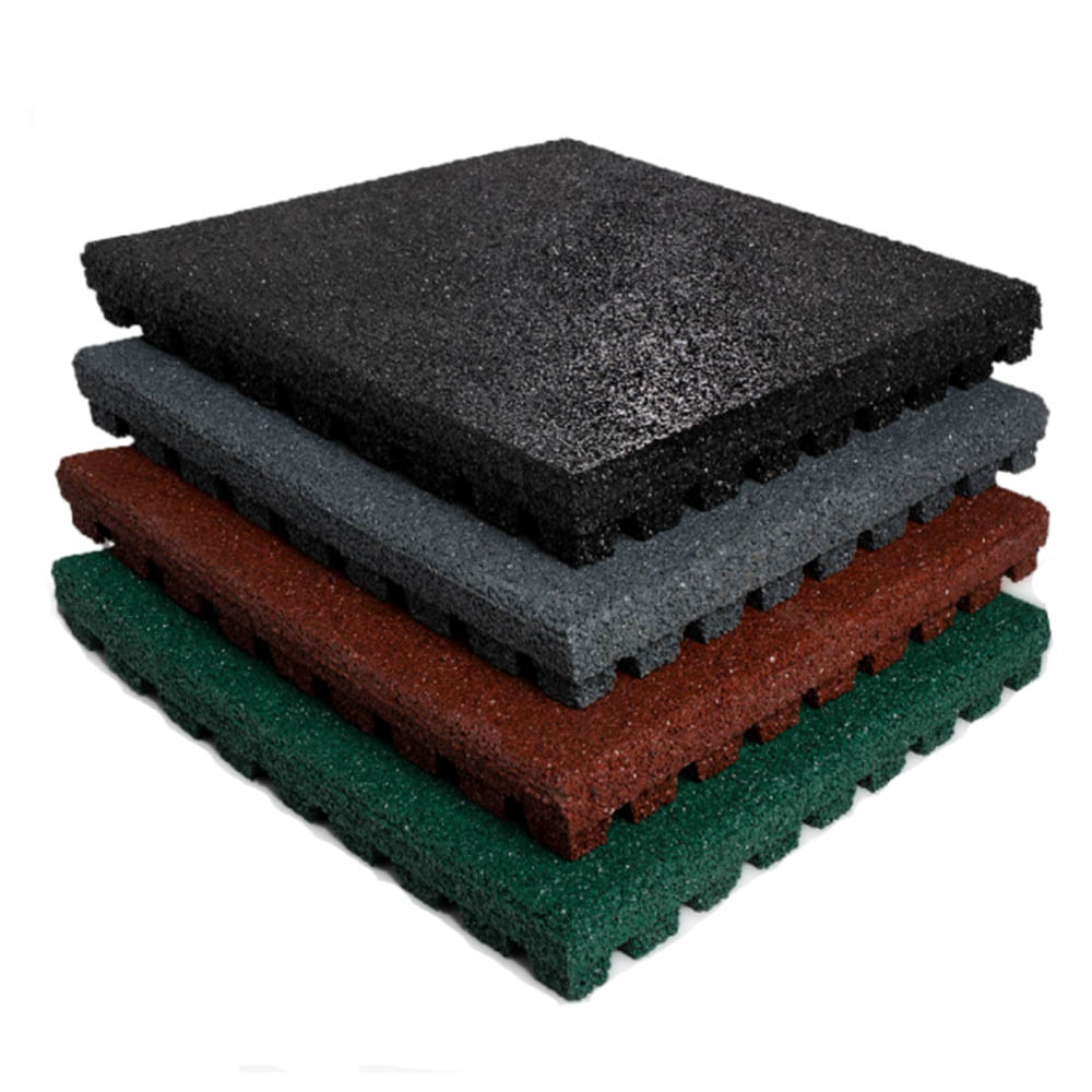 Pavele cauciuc alveolare Regal 100 x 100 x 3 cm verde