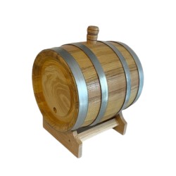 Butoi lemn masiv dud pentru țuică 10 L-3