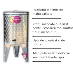 Cisternă inox cu dop Alsace 60 L, depozitare-2