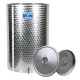 Set Cisternă inox pentru depozitare / fermentare Avincis + Capac 100 L