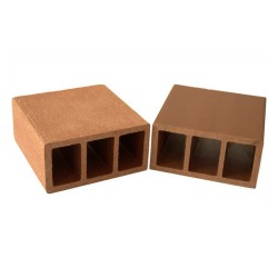 Traversă orizontală pentru gard WPC 10 x 5 x 200 cm Mat, Maro roșcat-1