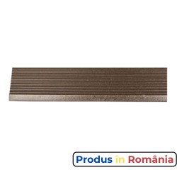 Profile pardoseală WPC - profil cornier capăt podea maro închis 5 x 5 x 200 cm-1
