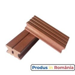 Șină suport duşumea WPC maro roșcat 6 x 4 x 200 cm-1
