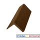 Profile pardoseală WPC - profil cornier capăt podea maro închis 3,8 x 3,8 x 200 cm