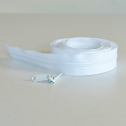 Fermoar pentru uși solar profesional Cortis 2 m x 2,5 cm, Alb-4