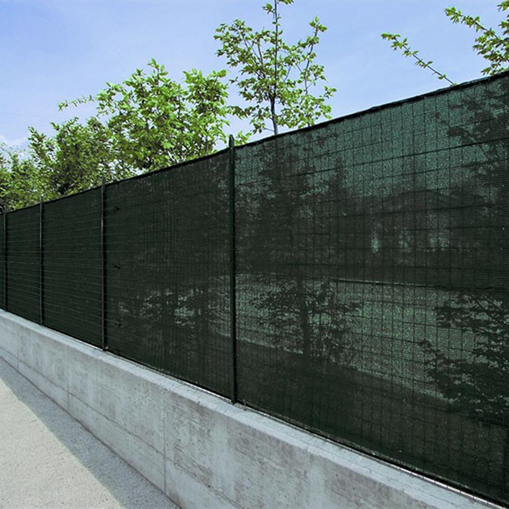 Plasă umbrire verde tratată UV – 80% grad de umbrire 6x50 m
