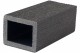Stâlp gard WPC Trix 5 x 4 x 200 cm Lucios / Neperiat Gri