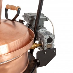 Cazan țuică 100 L Agent, basculant cu amestecător motorizat + vas răcire-3