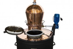 Cazan țuică 160 L President, cu amestecător automat + Vas răcire-3