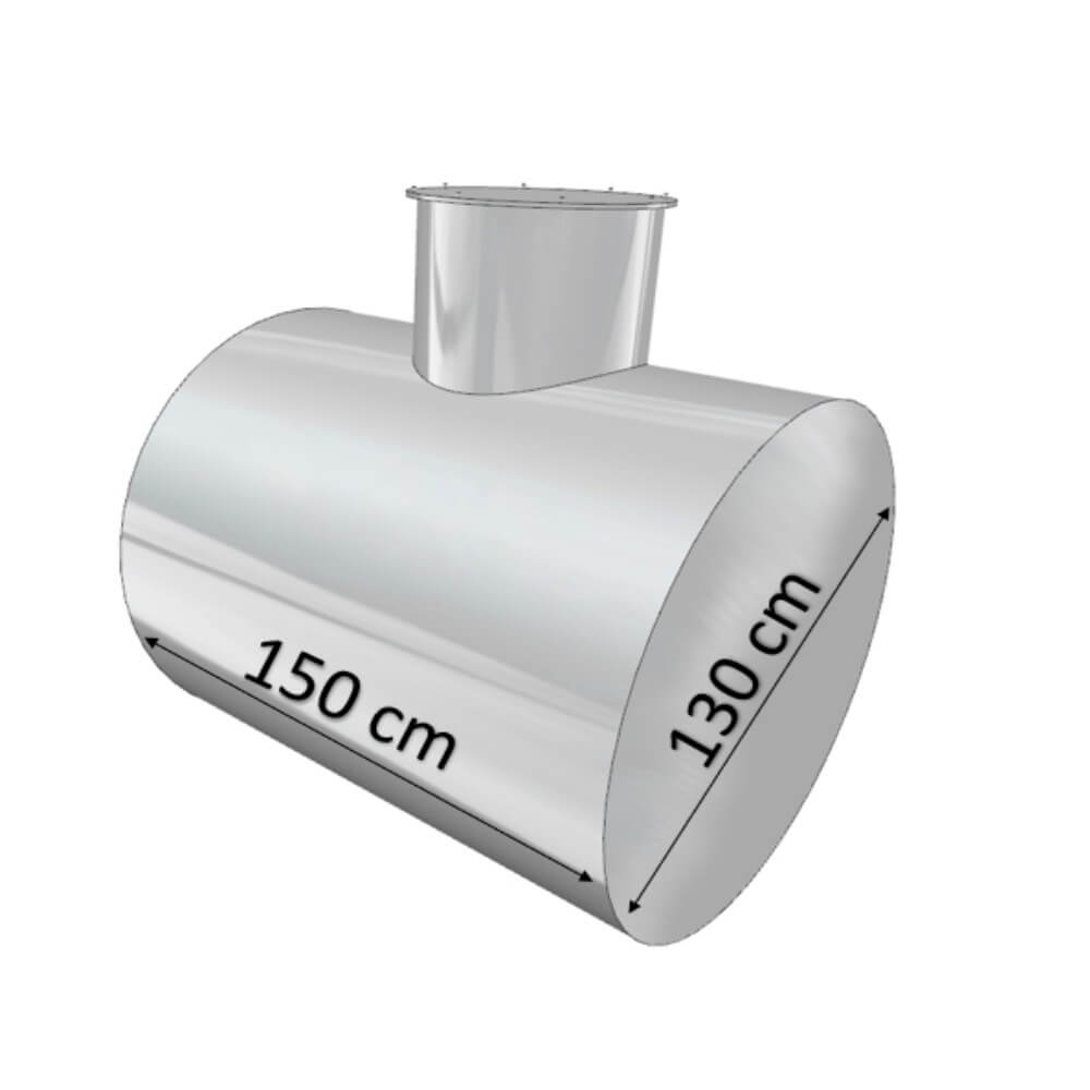 Rezervor apă subteran orizontal 2500 L