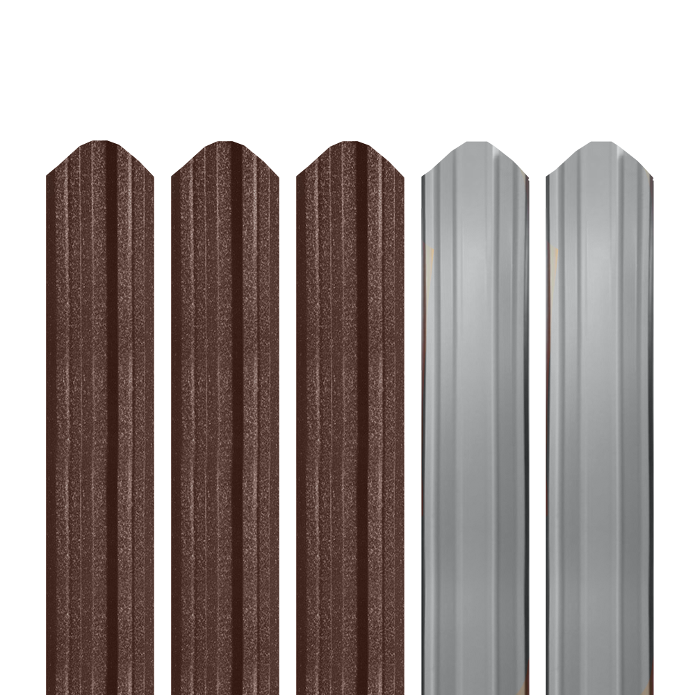 Șipcă metalică Levi 0,45 mm x 9,2 cm Maro mat structurat (RAL 8017)