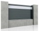 Gard aluminiu tip panou Elias, cu stâlpi, 1,5x2 m, Gri antracit