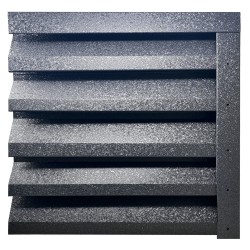 Gard jaluzea Alpha 2x1,845 m (L x h), Hi-Mat, Lucios, (RAL 7024) Gri perlat-1
