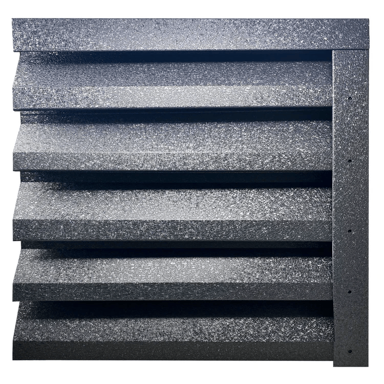 Gard jaluzea Alpha 2x1,845 m (L x h), Hi-Mat, Lucios, (RAL 7024) Gri perlat