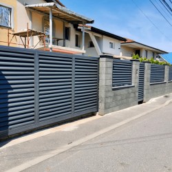 Gard jaluzea Alpha 2x1,545 m (L x h), Mat, Lucios, (RAL 7024) Gri grafit-3