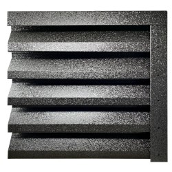 Gard jaluzea Alpha, 2x1,545 m (L x h), Hi-Mat, Lucios, (RAL 9005) Negru de noapte-1