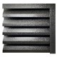 Gard jaluzea Alpha, 2x1,545 m (L x h), Hi-Mat, Lucios, (RAL 9005) Negru de noapte
