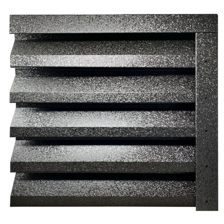 Gard jaluzea Alpha, 2x1,545 m (L x h), Hi-Mat, Lucios, (RAL 9005) Negru de noapte
