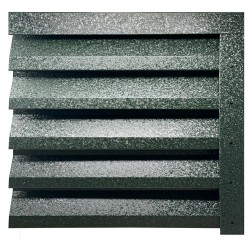 Gard jaluzea Alpha, 2x1,545 m (L x h), Hi-Mat, Lucios, (RAL 6005) Verde pin-1