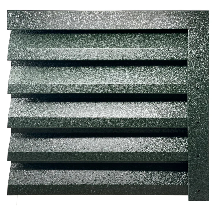 Gard jaluzea Alpha, 2x1,545 m (L x h), Hi-Mat, Lucios, (RAL 6005) Verde pin