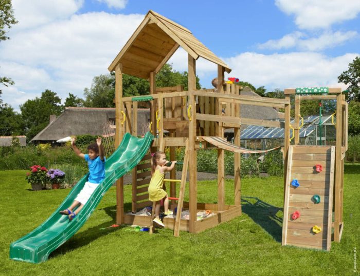 Loc de joacă Jungle Gym - Turn Palace + Modul Bridge