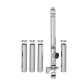 Coș de fum inox profesional Izonox 6 m x 180 mm Suspendat consolă