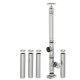 Coș de fum inox profesional Izonox 6 m x 150 mm pornire de la sol