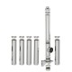 Coș de fum inox profesional Izonox 7 m x 180 mm Suspendat consolă