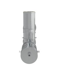 Coș fum profesional din inox Irinei Light 7 m x 200 mm pornire de la consolă (suspendat)-2